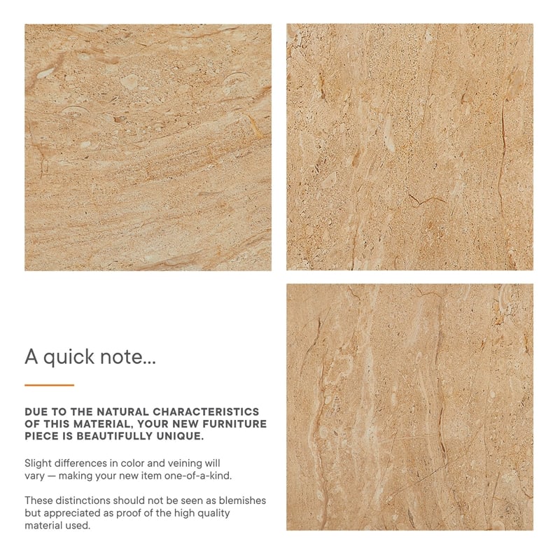 Jordana Square Plinth Indoor - Outdoor Patio Concrete Side Table in Travertine