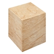 Jordana Square Plinth Indoor - Outdoor Patio Concrete Side Table in Travertine