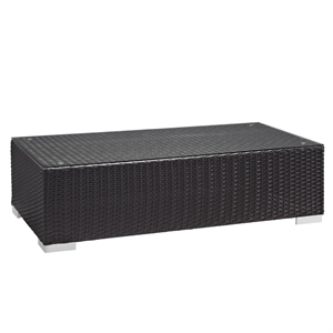 Gather Outdoor Patio Coffe Table in Espresso