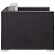 Gather Outdoor Patio Armchair in Espresso Gray