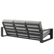 Modway Lirienne 4-Piece Outdoor Patio Aluminum Furniture Set in Light Gray