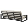 Lirienne 2-Piece Outdoor Patio Aluminum Furniture Set in Cream Gray