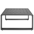 Lirienne 2-Piece Outdoor Patio Aluminum Furniture Set in Smoke