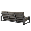 Lirienne 2-Piece Outdoor Patio Aluminum Furniture Set in Smoke