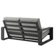 Modway Lirienne 4-Piece Outdoor Patio Aluminum Furniture Set in Light Gray