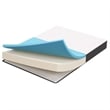 Modway 8 Inch Cooling Gel-Infused Ventilated Memory Foam Twin XL Mattress