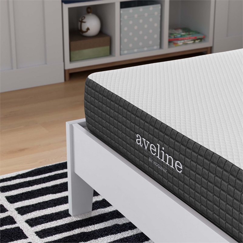 Modway 8 Inch Cooling Gel-Infused Ventilated Memory Foam Twin XL Mattress