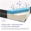 Modway 12 Inch Gel-Infused Ventilated Memory Foam California King Mattress