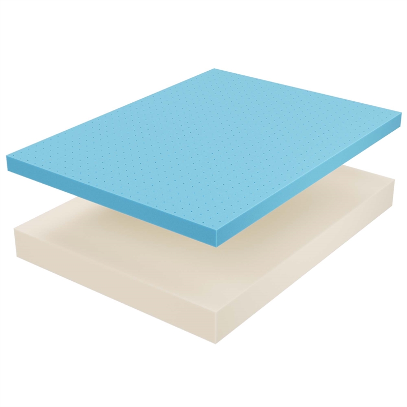 Modway 12 Inch Gel-Infused Ventilated Memory Foam California King Mattress