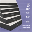 Modway 12 Inch Gel-Infused Ventilated Memory Foam California King Mattress