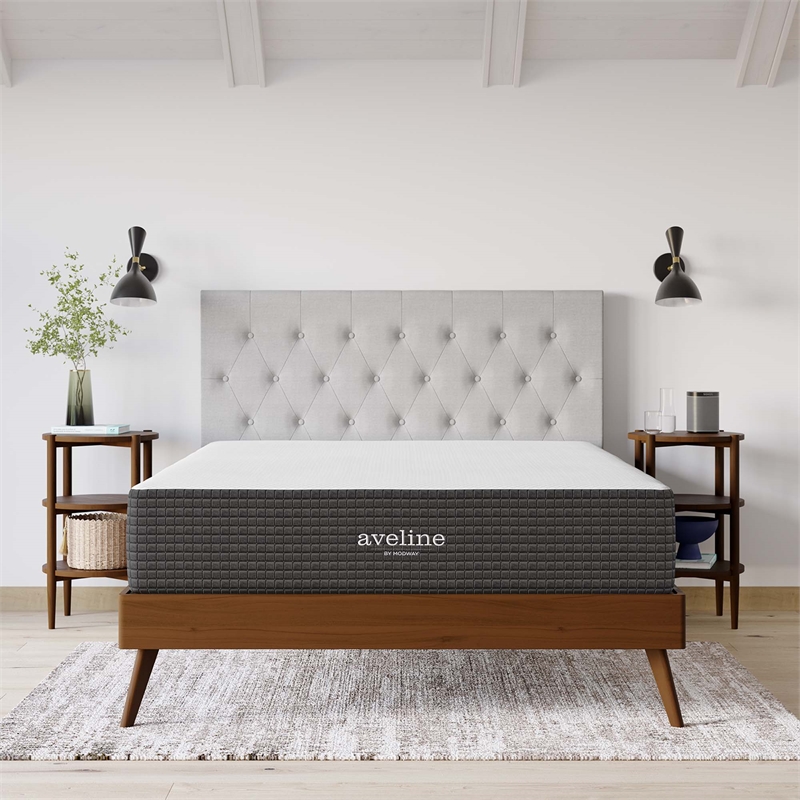 Modway 12 Inch Gel-Infused Ventilated Memory Foam California King Mattress