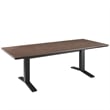 Modway Aeris 7-Piece Outdoor Patio Aluminum Dining Set in Charcoal