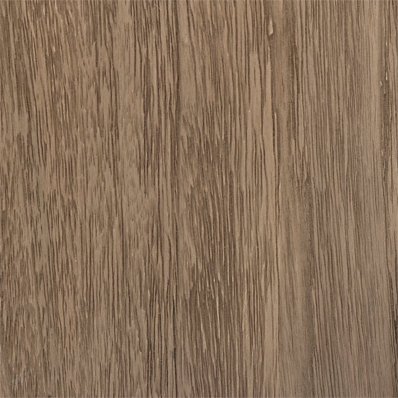 Northlake Outdoor Patio Teak Wood Loveseat and Ottoman Set in Weathered Gray