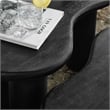 Hackney Mango Wood Nesting Coffee Table Set in Black