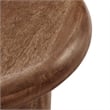 Mavina Mango Wood Side Table in Walnut