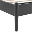 Modway Adair Spindle Metal Queen Platform Bed in Charcoal
