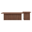 Render  Nesting  Coffee Tables Set of 2 in Walnut