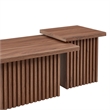 Render  Nesting  Coffee Tables Set of 2 in Walnut