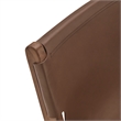 Sonora   Leather Dining Chair in Nutmeg Brown