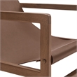 Sonora   Leather Sling Chair in Nutmeg Brown