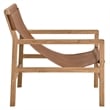 Sonora   Leather Sling Chair in Chestnut Tan