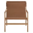 Sonora   Leather Sling Chair in Chestnut Tan