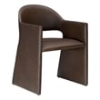 Talia   Vegan Leather Dining Armchair in Espresso
