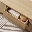 Duval  71 Inch Oval  TV Cabinet in Light Oak