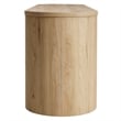 Duval  71 Inch Oval  TV Cabinet in Light Oak