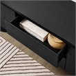 Duval  71 Inch Oval  TV Cabinet in Black