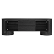 Duval  71 Inch Oval  TV Cabinet in Black