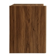 Emric Wave Nightstand in Walnut