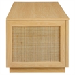 Soma Rattan Storage Bench in Oak