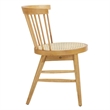 Lykke Curved Spindle Back Dining Chairs Set of 2 in Natural
