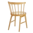 Lykke Curved Spindle Back Dining Chairs Set of 2 in Natural