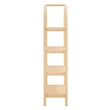 Vexley 60 Inch Wide Arched Bookshelf in Natural