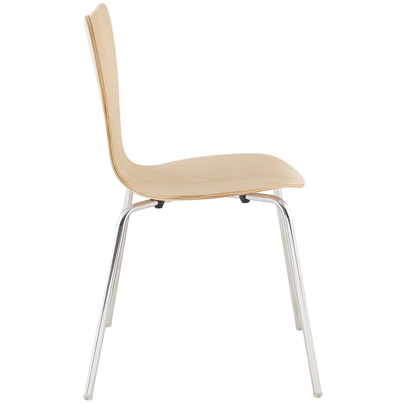 Revolve 3 Piece Dining Set in White Natural