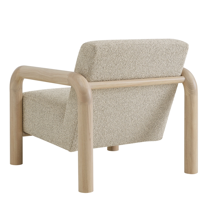 Sereno Boucle Accent Chair in Marble Oak