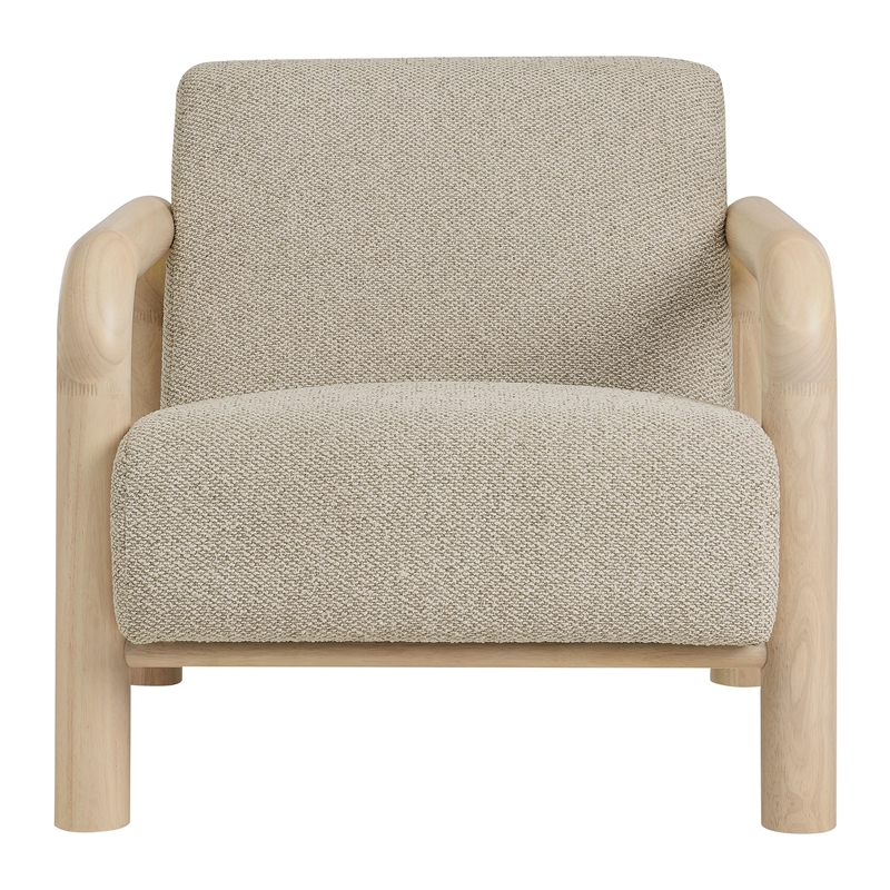 Sereno Boucle Accent Chair in Marble Oak