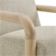Sereno Boucle Accent Chair in Marble Oak