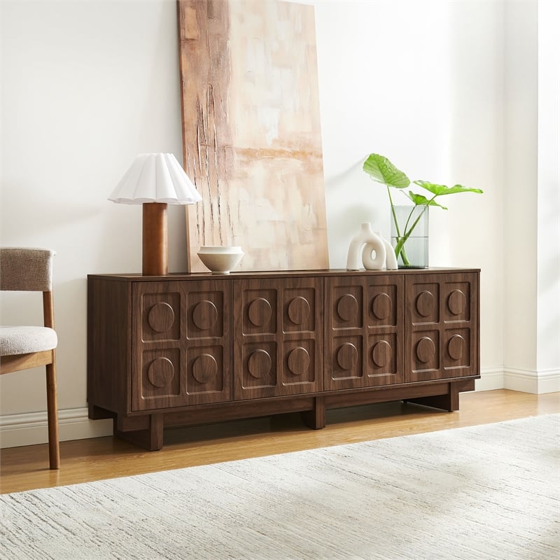 Knox 71 Inch TV Stand in Walnut
