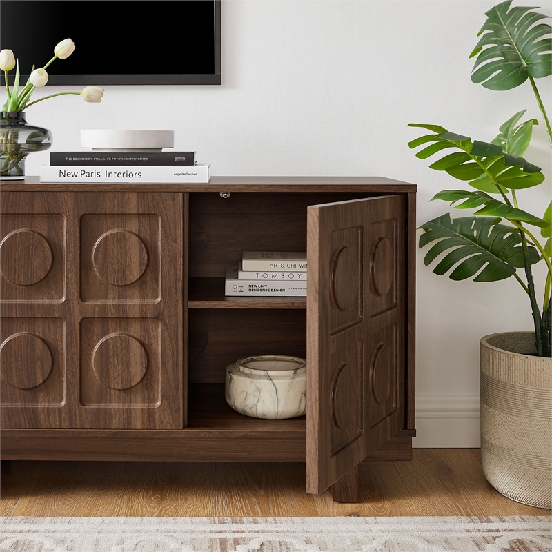 Knox 71 Inch TV Stand in Walnut