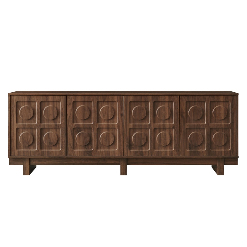 Knox 71 Inch TV Stand in Walnut