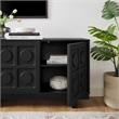 Knox 71 Inch TV Stand in Black