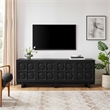 Knox 71 Inch TV Stand in Black