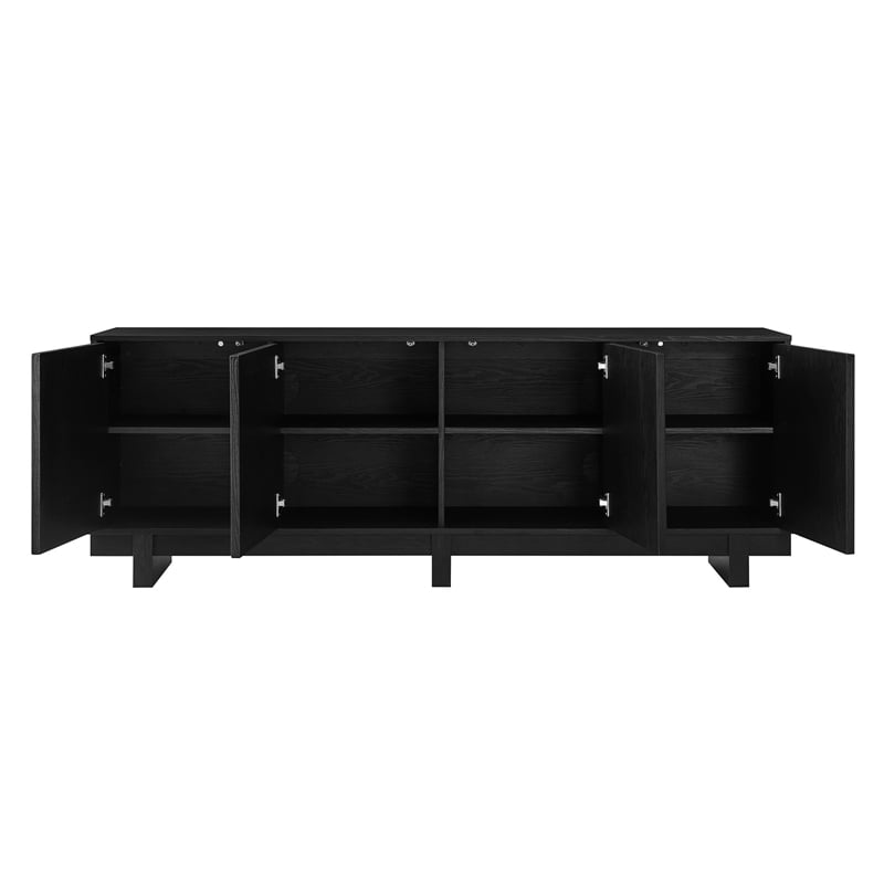 Knox 71 Inch TV Stand in Black