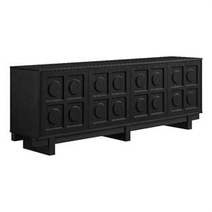 Knox 71 Inch TV Stand in Black