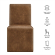 Emory Vegan Leather Dining Side Chair in Canyon