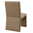 Emory Upholstered Performance Velvet Dining Side Chair in Taupe
