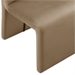 Emory Upholstered Performance Velvet Dining Side Chair in Taupe